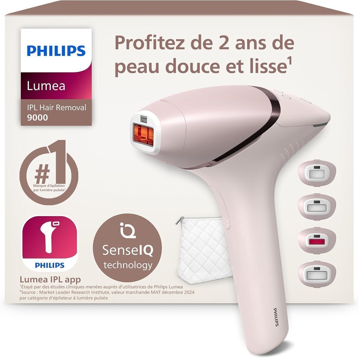 Test Philips Lumea série 9000 : épilateur lumière pulsée performant