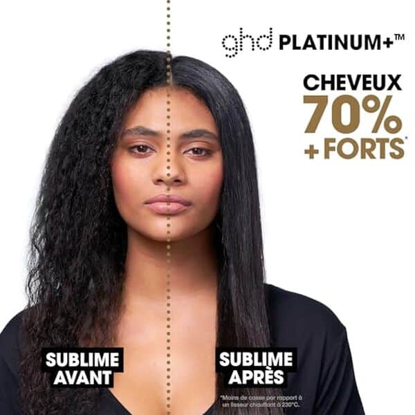 Découvrez notre test complet du lisseur ghd Platinum+. Résultats spectaculaires : cheveux plus brillants, plus forts et sublimés. Avis détaillé et conseils d'utilisation.